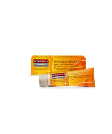 Betaisodona Advanced wound and healing gel 12.5g faster and better wound healing for adults and children from 6 months without alcohol with PvP iodine- does not burn 50