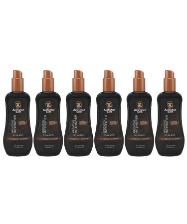 Australian Gold Intensifier Bronzing Dry Oil Spray 8 Ounce (235ml) (Pack of 6)