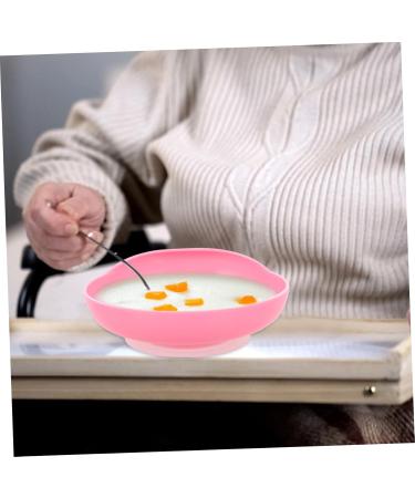 Spillproof Scoop Plate Elderly Care Spill Proof Plate with Suction Cup Base Disabled Non Slip Tableware for Independent Eating - Buy Online on GoSupps.com
