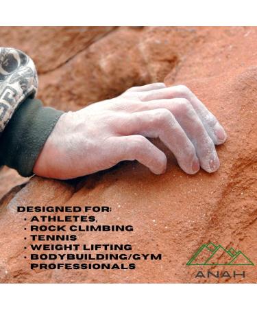 ANAH Premium Hand Chalk. Designed for Athletes  Rock Climbing  Tennis  Weight Lifting and Gym Professionals. for Sensitive Skin ANAH Presents The New Version of Hand Chalk. 3.5oz/100g - Buy Online on GoSupps.com