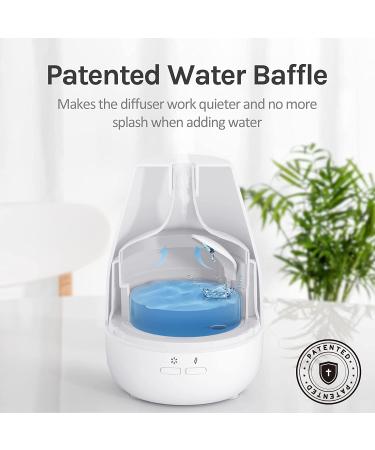 ASAKUKI 100ml Essential Oil Diffuser - USB Powered, 7 LED Color Lights, Waterless Auto Off - for Home and Office - Buy Online on GoSupps.com