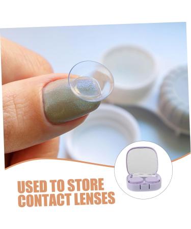 Solustre 4-Sentence Contact Lens Container Stylish Organizer Case for Glasses and Colored Lenses Perfect for Travel & Bags - Buy Online on GoSupps.com