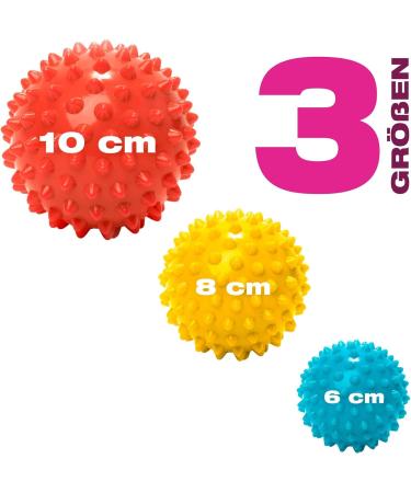 Doyoursports Igelball & Fascienball | 6cm Massage Ball for Neck Back & Feet | Spiked Acupressure Ball for Fascia Training | Violet Lacrosse Ball - Buy Online on GoSupps.com