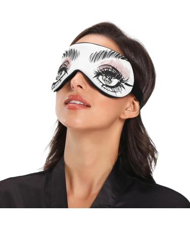 Light Blocking Sleep Mask | Soft Adjustable Eye Mask for Travel & Naps - Ideal for Men & Women - Buy Online on GoSupps.com