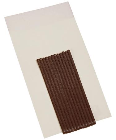 Efalock Professional Chevalier Hair Clips - Brown Matt 12 Pieces 5 cm - Perfect for Hair Styling & Salon Use - Buy Online on GoSupps.com