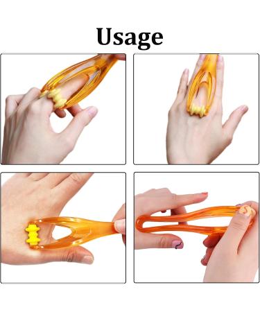 Kasess 12-Piece Acupressure Ring Set - Reusable Finger Massage Rings & Scooters for Stress Relief - International Shipping Available - Buy Online on GoSupps.com