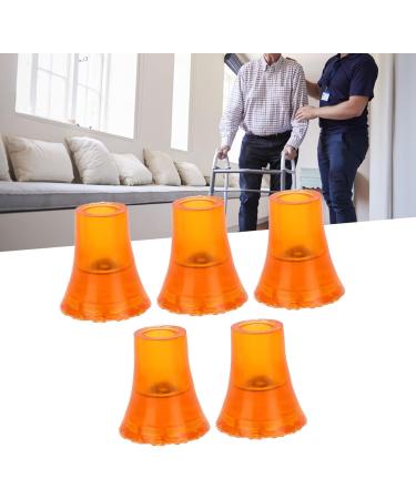 Walking Cane Tip Great Traction Thicken Rubber Walking Crutch Tips Prevent Slip Keep Balance for Foldable Canes (Orange) - Buy Online on GoSupps.com