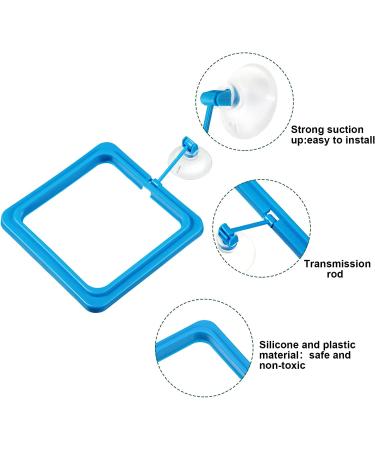 Aquarium Feeding Set: Fish Feeding Ring, Food Feeder, Spawning Bed, Betta Leaf Pad - 4 Pieces - Buy Online on GoSupps.com