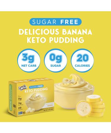 Simply Delish Instant Pudding Mix Variety Pack - Plant Based Sugar Free Desserts - Non GMO, Gluten Free, Vegan, Keto Friendly - 0.7 oz (Pack of 12) - Buy Online on GoSupps.com