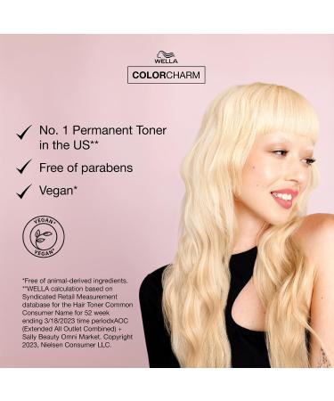 WELLA Color Charm T11 Lightest Beige Blonde Hair Toner 1.4 oz - Brass Neutralizing with Liquifuse Technology - Buy Online on GoSupps.com