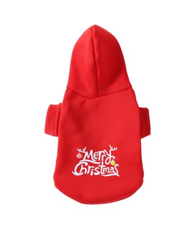 Amaone waterproof dog coat winter warm jacket dog puppy sweater boy for little with bag-warm dog medium hoodie autumn clothing winter fleece pet clothing dogs (1104c-red l) l 1104c-red