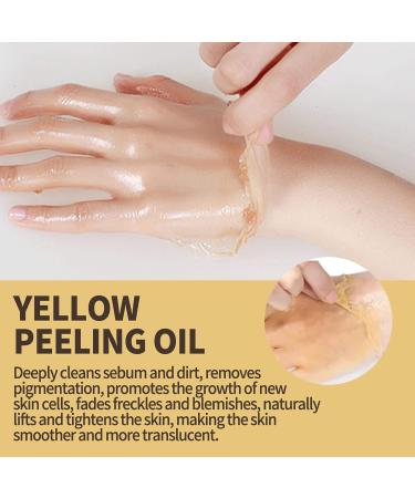Safe Yellow Peeling Oil Whitening Peeling Yellow Peeling Oil Exfoliating Body Oil Yellow Peeling Oil Extra Strong Whitening Body Exfoliating Oil - Buy Online on GoSupps.com