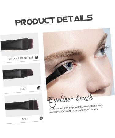Beavorty Teen Girl 3pcs Eyeliner Brush Eyebrow Brush Eyeliner Makeup Tool Soft Brush Dual Purpose Brush Flat - Buy Online on GoSupps.com