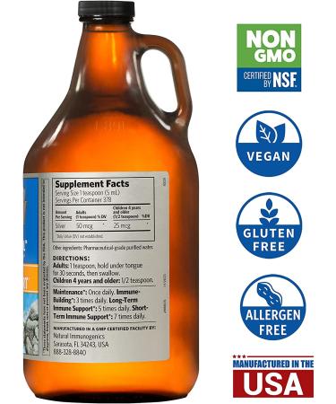 Sovereign Silver Bio-Active Hydrosol 64 oz Liquid | Natural Immunogenics - Buy Online on GoSupps.com