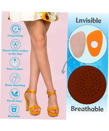 Shop NOLITOY Half Size High Heel Pads - Comfort & Support Insoles for Women | Ball of Foot Cushion Insert for Heels - Buy Online on GoSupps.com