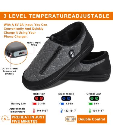 Shop Kamlif Free-Moving Foot Warmers - Rechargeable Heated Slippers for Men & Women | Indoor & Outdoor Comfort | Winter Plush Loafers - Buy Online on GoSupps.com