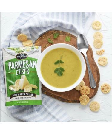 Mrs. Cubbison's Parmesan Cheese Crisps - 100% Real Cheese, Keto Friendly Snack & Salad Topper - 1.98oz Pack - Buy Online on GoSupps.com