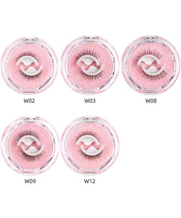 Self Adhesive Eyelashes Reusable False Eyelashes Pre Glued Eyelashes Reusable Adhesive Eyelashes Stick on Eyelashes Reusable Eyelashes Self Adhesive Lashes No Glue/Eyeliner Needed(#12) - Buy Online on GoSupps.com