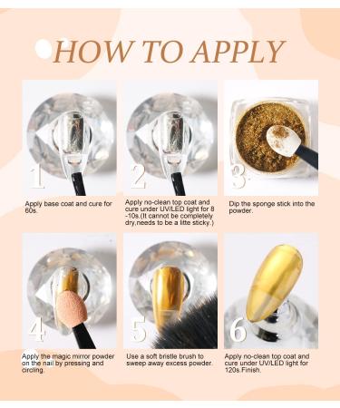 12 Jar Glitter Powder Set - Reflective Mirror Effect & Chrome Powder with 12 Eyeshadow Brushes | International Shipping Available - Buy Online on GoSupps.com