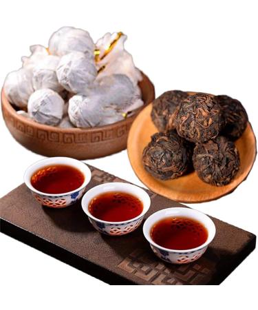 Premium Pu-Erh Tea - 20 Parts 200g Mature Mini Tuocha | Yunnan Black Tea | Healthy Red & Green Tea from China - Buy Online on GoSupps.com