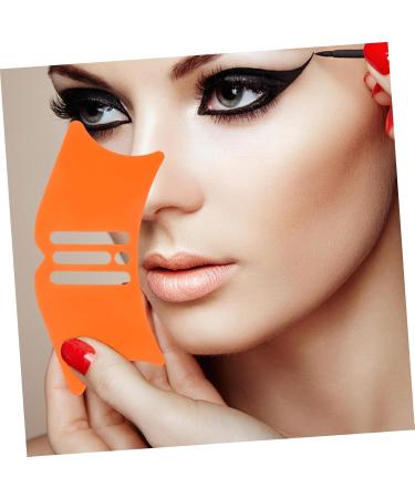 Housoutil Mascara Make Up Orange Blindfold Girls Guard Auxiliary Portable Makeup Tools Stencils Template Teen 10.3x3.8cm Orange - Buy Online on GoSupps.com