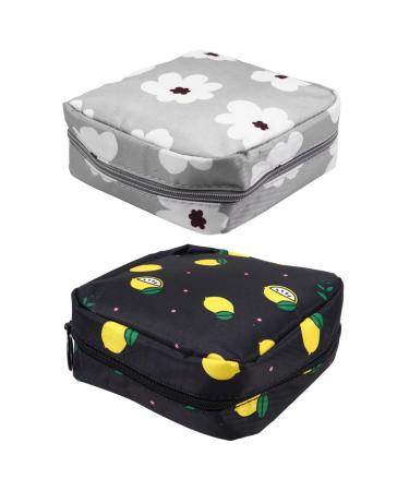Lurrose 2pcs Napkin Storage Bag Pad Bag Feminine Pad Holder Napkins Bags Mini Purse for Girls Storage Tote Girls Makeup Bag Storage Bags Versatile Storage Bags Menstrual Cup Pouch