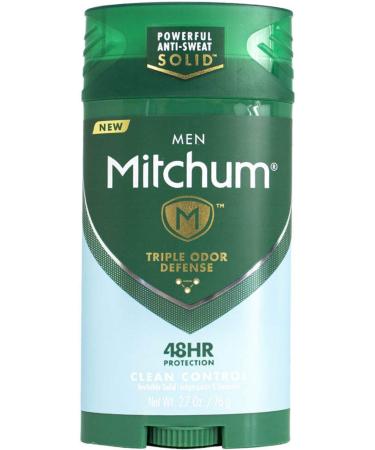 Mitchum Men Advanced Control Clean Control Invisible Solid 2.7 oz (Pack of 4)