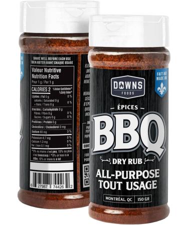 Downs BBQ Rub All-Purpose | 150gr 5.25oz - Buy Online on GoSupps.com