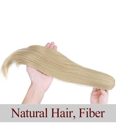 Ponytail Extension Braid | Heat-Resistant Micro-Wavy Hair | 22 Dark Blonde & Mix Shades | Realistic Stretch Hair Extensions - Buy Online on GoSupps.com