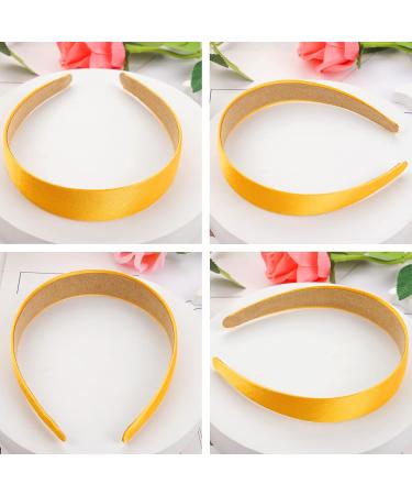 Midodo 18-Piece Satin Hair Ties - Slipproof Colorful Headbands for Women & Girls | 3cm Wide Frontal Ligaments - Buy Online on GoSupps.com