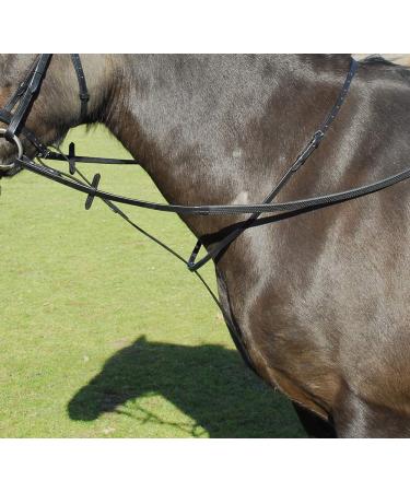 Windsor Leather Standing Martingale in Black or Havana Pony Black