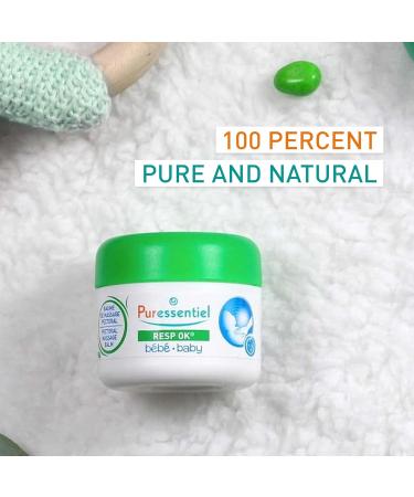 Puressentiel - Resp OK - Baume de Massage Pectoral B b - Formule 100% d'Origine Naturelle - Aide procurer un massage apaisant et r chauffant d s les Premiers Froids - 30 ml - Buy Online on GoSupps.com