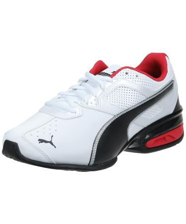 PUMA Men's Tazon 6 Sneaker 10 Puma White/Puma Black/Puma Silver