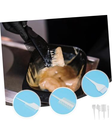 Ipetboom Set Hair Tint Brush Highlight Comb Hair Color Kit Hair Dye Brush Tool Hair Dye Coloring Kit Applicator Tint Hair Coloring Tools Mixing Tint Bowl T Tool Kits Hairdressing Tool White - Buy Online on GoSupps.com