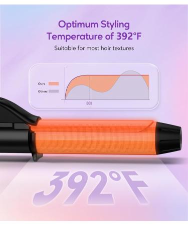 1 Inch Barrel Travel Curling Iron - Dual Voltage Ceramic Mini Hair Curler with Keratin & Argan Oil | Travel Size with Storage Bag - Buy Online on GoSupps.com