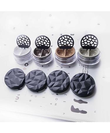 Lensbix Geometric Contact Lens Container - Futuristic 3D Design | Stylish Gift for Lens Wearers (NO21 Cappuccino) - Buy Online on GoSupps.com