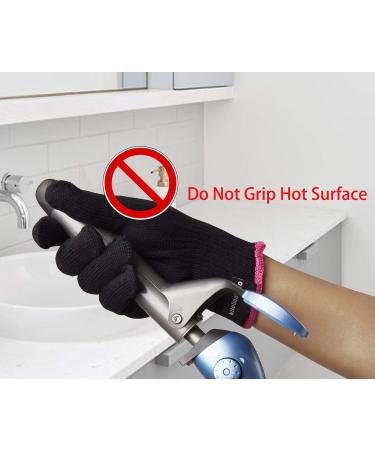Kiloline Professional Heat Resistant Glove for Hair Styling - Curling Wand & Flat Iron Heat Blocking - Left and Right Hand Use - Buy Online on GoSupps.com
