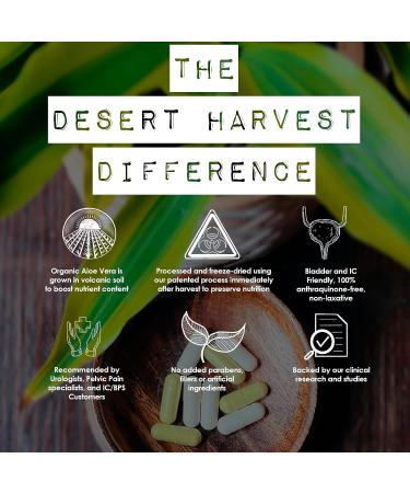 Desert Harvest Magnesium Oxide Supplement with Aloe Vera - 160 Capsules - Buy Online on GoSupps.com