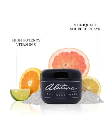 Alitura Clay Face Mask - Exfoliate, Cleanse, and Moisturize with Vitamin C & Pearl Powder - Hydrating Facial Mask for All Skin Types - Cruelty-Free (7.1 oz) - Buy Online on GoSupps.com