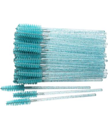 50pcs Makeup Eyelash Brushes Crystal Mascara Stick Applicator Diamond Eyelash Brush Disposable Makeup Tool deepgreengreen - Buy Online on GoSupps.com