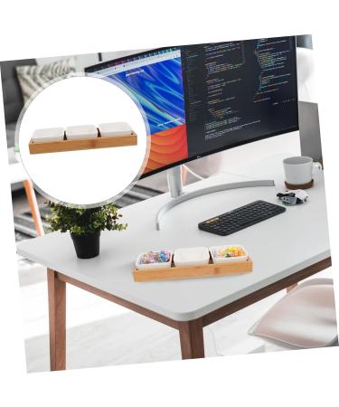 Zerodeko 1 pc Ceramic Storage Desk for Durable Candy Desktop Nordic Plate Household Style Home Snack 29X10.5X3cm As Shown - Buy Online on GoSupps.com