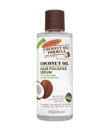 Palmers Coconut Oil Hair Polisher Serum 6oz x 2 - Hydrating Hair Treatment - Buy Online on GoSupps.com