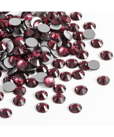 Buy Beadsland 288 Pcs Flat Back Rhinestones - Amethyst Nail Crystals SS30 (6.4-6.6mm) for Stunning Nail Art | International Shipping Available - Buy Online on GoSupps.com