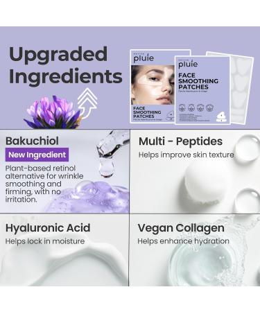 Petite Pluie 50 PCS Wrinkle Patches for Face with Collagen, Hyaluronic Acid & Peptides - Korean Face Lift Tape - Made in Korea - Buy Online on GoSupps.com