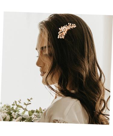 Didiseaon Rhinestone Side Comb Bride Hair Comb Wedding Hair Comb Bridal Hair Side Comb Pearl Hair Comb Bridal Hair Comb Wedding Hair Side Comb Rhinestones Miss Accessories Silver - Buy Online on GoSupps.com
