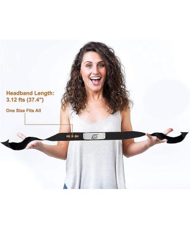 4-Piece Colorful Ninja Headband Set with Leaf Village Logo - Cosplay Anime Accessories - Buy Online on GoSupps.com