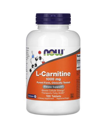 Now Foods: L-Carnitine Fitness Support 1000mg, 100 tabs