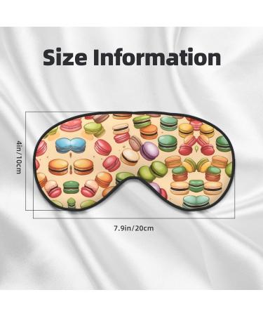 Buy Macaron Flavored Soft Sleep Eye Mask | Breathable Eye Patch for Travel & Relaxation - International Shipping Available - Buy Online on GoSupps.com