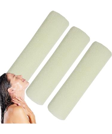 Ruoptree African Net Sponge African Mesh Cloth Net Scrubber Bath Towel - Elastic Bath Sponges Dead Skin Removal for Women & Men Daily Use White - Buy Online on GoSupps.com
