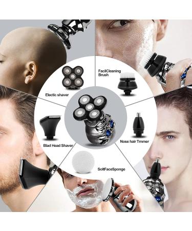 Largner Electric Head Shaver for Bald Men - Waterproof Rechargeable Razor with Grooming Kit - Buy Online on GoSupps.com